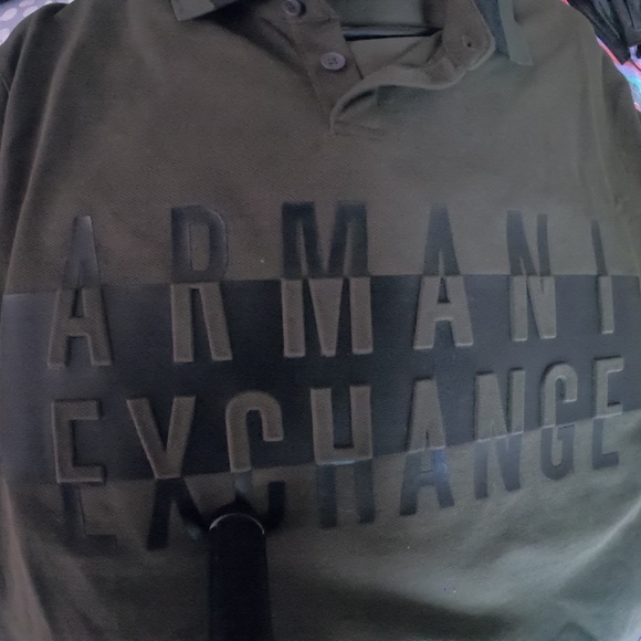 Armani Shirt Large Olive Green - Picture 1 of 1